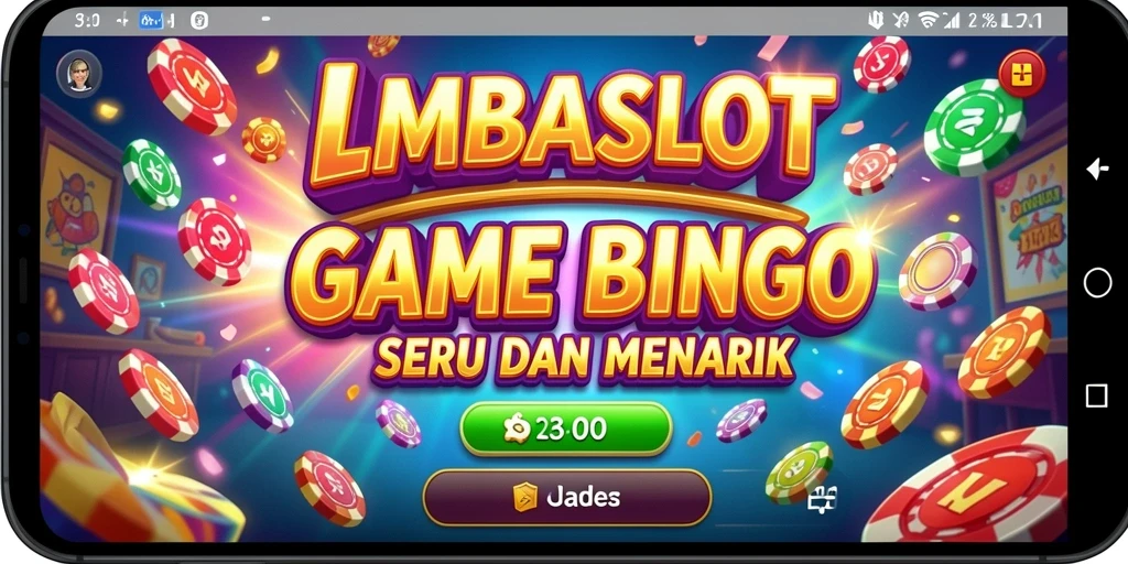 Screenshot gameplay LMBASLOT menampilkan momen seru permainan Bingo.