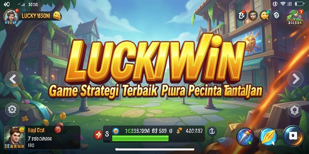 Tampilan gameplay strategis LUCKYWIN yang menegangkan dan mengasyikkan.