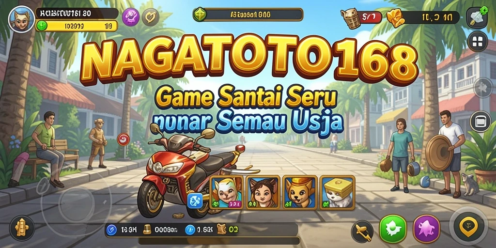 Tampilan gameplay menarik dalam NAGATOTO168 dengan banyak warna.