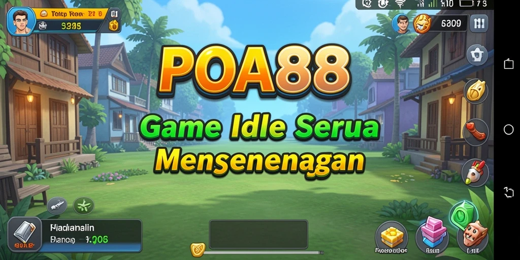 Tampilan gameplay seru POA88 dengan karakter dan strategi yang menarik.