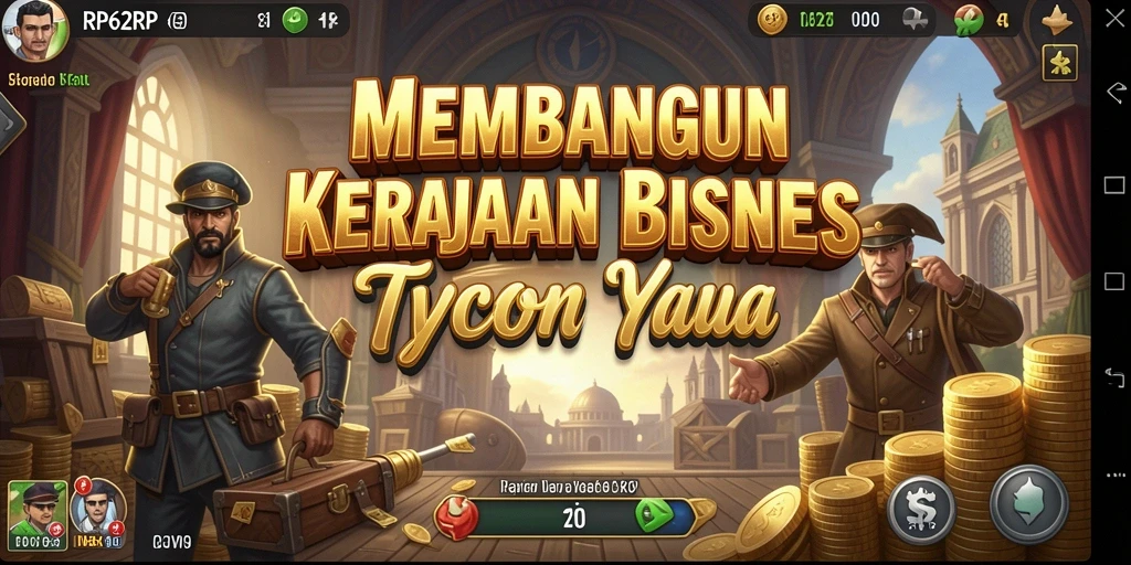 Screenshot gameplay RP62RP menampilkan aksi mengelola bisnis Tycoon.